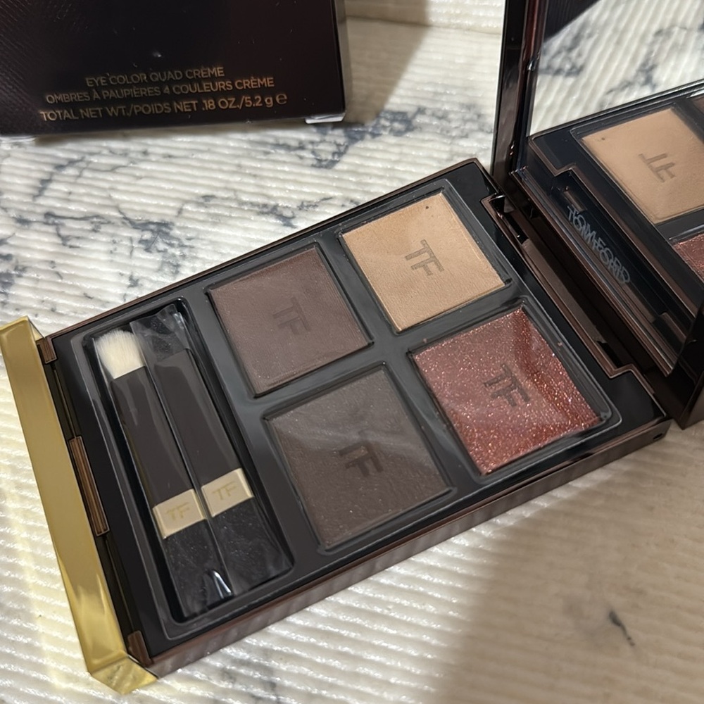 Tom Ford Eye Color Quad Crème Eyeshadow Palette #46 Ember Bronze - Picture 3 of 9